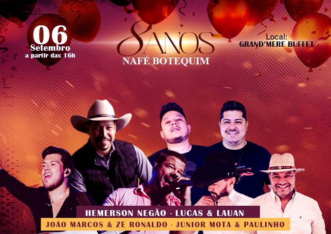 8 ANOS NAFÉ BOTEQUIM